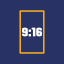 9:16 Aspect Ratio Calculator app icon